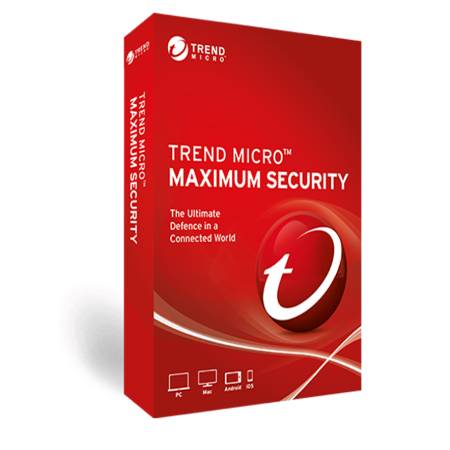 Trend Micro Maximum Security Para 5 Dispositivos De 1 Año