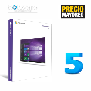 Paquete 5 Licencias Windows 10 Pro Digital Key